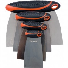 YATO Set 4 spacluri inox, 50-150 mm cu maner din p..